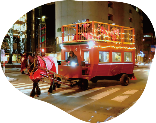 お酒とともに楽しむ馬車BAR